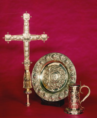 Piezas de altar de oro de la Abadía de Westminster (oro) de English School