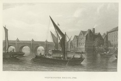 Puente de Westminster, 1745 de English School