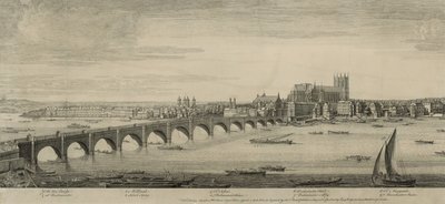 Puente de Westminster, Londres, tomado desde la Casa de Azúcar de Mr. Scheves, frente a York House de English School