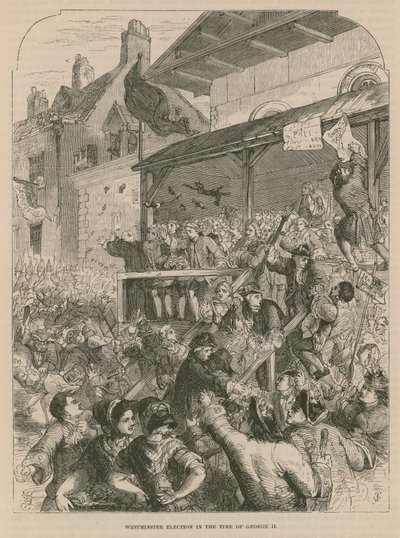 Elección de Westminster en la época de Jorge II de English School