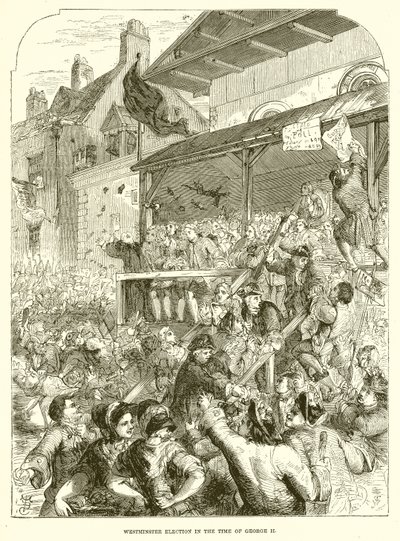 Elección de Westminster en la época de Jorge II de English School