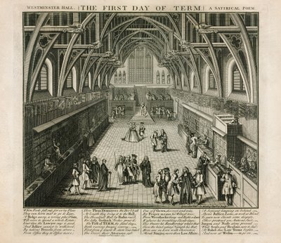 Westminster Hall, El Primer Día del Término, Un Poema Satírico de English School