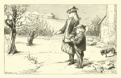 Cuando la nieve está en el suelo de English School