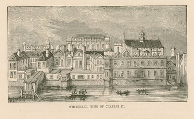 Whitehall desde el río Támesis de English School