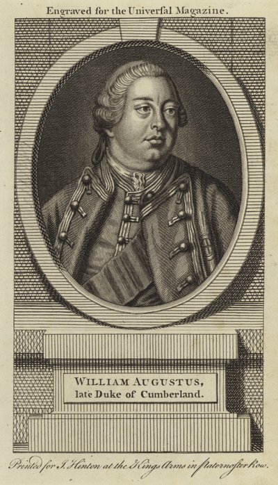 William Augustus, 1er Duque de Cumberland de English School