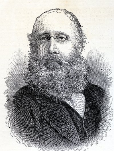 William Bromley-Davenport (1821-1884) de Illustrated London News 28 de junio de 1884 de English School