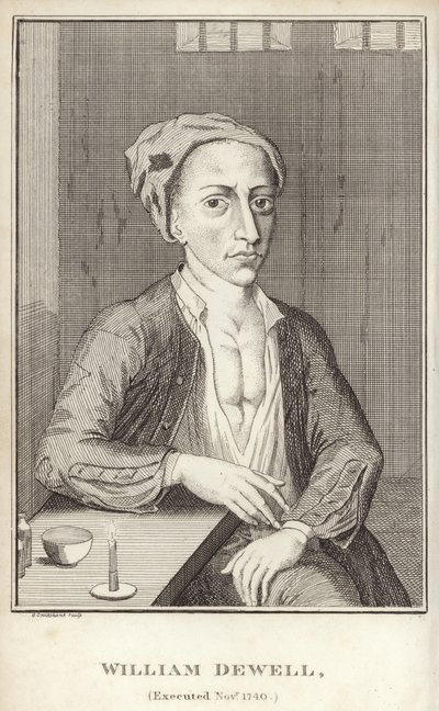 William Dewell, Ejecutado en noviembre de 1740 de English School