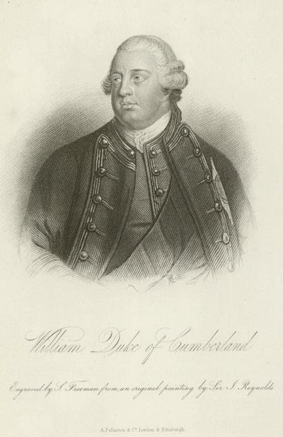 William, Duque de Cumberland de English School