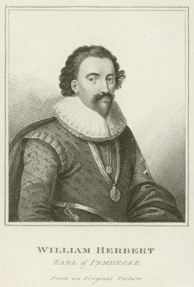 William Herbert, Conde de Pembroke (grabado) de English School
