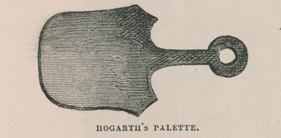 Paleta de William Hogarth de English School