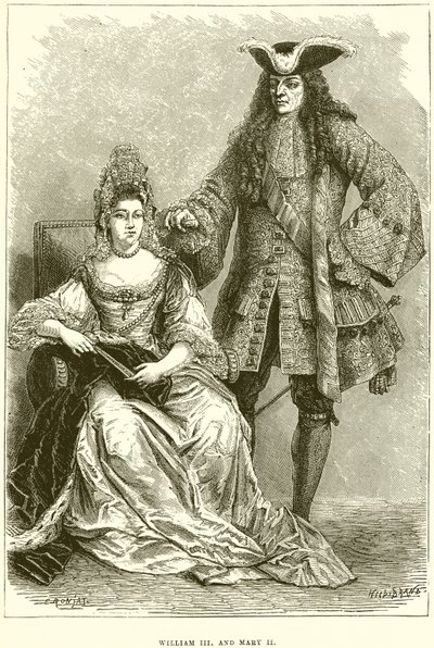 Guillermo III y María II de English School