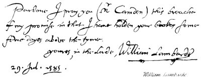 William Lambarde de English School