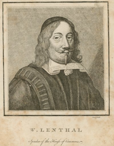 William Lenthal, Presidente de la Cámara de los Comunes de English School