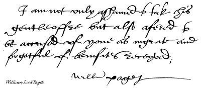 William, Lord Paget de English School