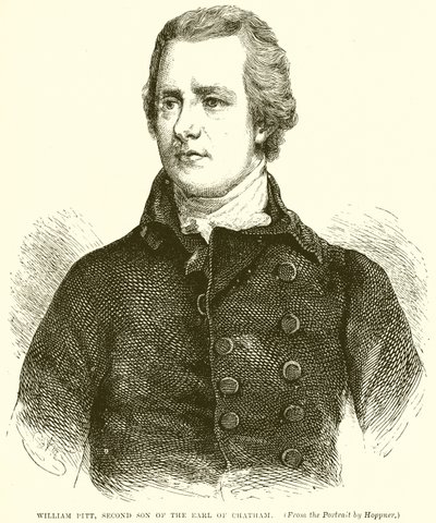 William Pitt, segundo hijo del conde de Chatham de English School