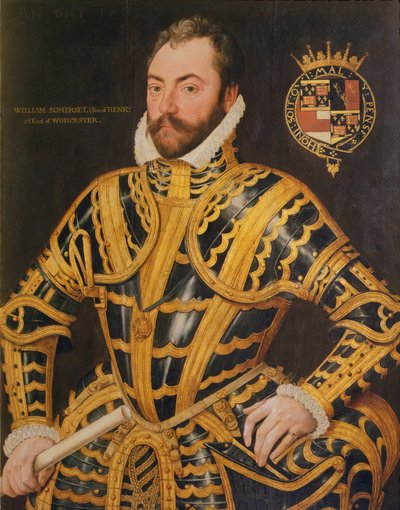 William Somerset (c.1527-89) 3er Conde de Worcester, 1569 de English School