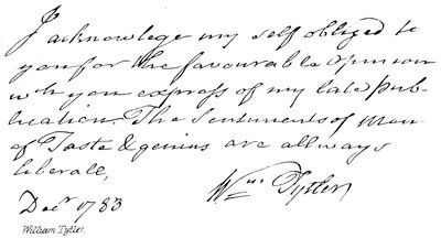 William Tytler de English School