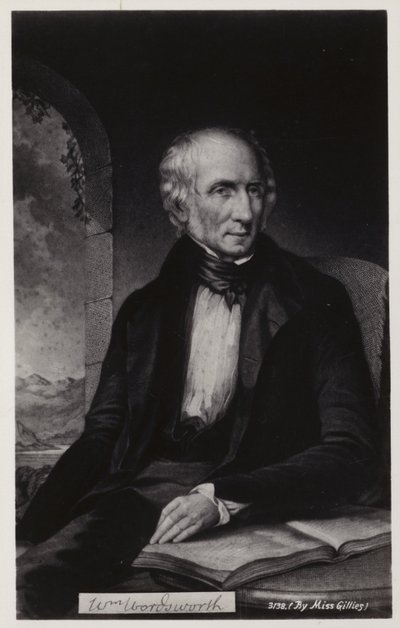 William Wordsworth (1770-1850), poeta inglés (litografía) de English School
