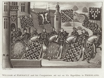 Guillermo de Henao y sus compañeros parten en su expedición a Frisia de English School