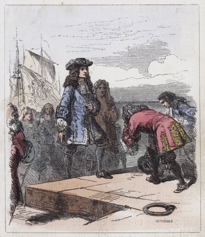 Guillermo de Orange desembarcando en Torbay de English School