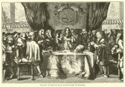 Guillermo de Orange nombrado estatúder de Holanda de English School