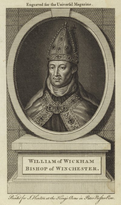 William of Wickham, Obispo de Winchester de English School