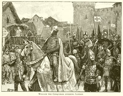 Guillermo el Conquistador entrando en Londres de English School