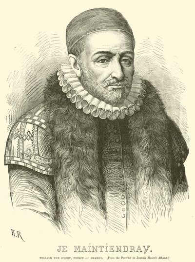 Guillermo el Silencioso, Príncipe de Orange (grabado) de English School