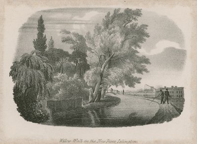 Willow Walk en el New River, Islington, Londres de English School