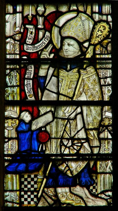 Ventana Clsty N3 que representa a San Wulston de English School