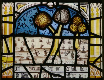 Ventana N3 que representa los Últimos Quince Días del Mundo (la ventana de la Conciencia): el mar baja de English School