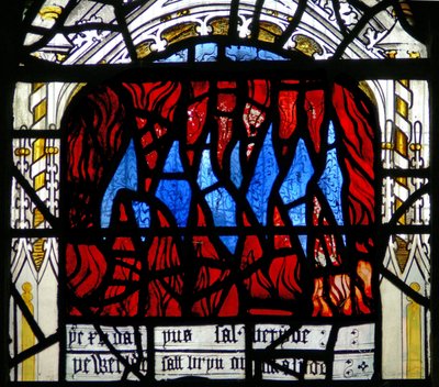 Ventana N3 que representa los Últimos Quince Días del Mundo (la ventana de la Conciencia): El fuego devorador de English School
