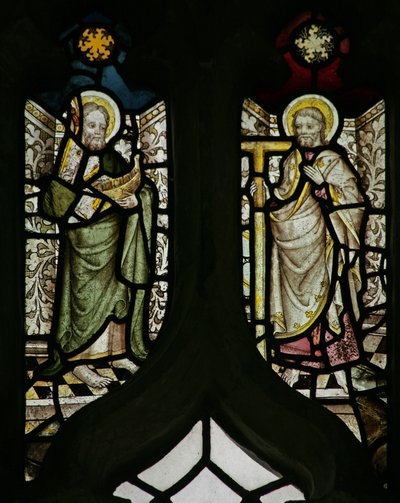 Ventana N5 que representa a San Judas y San Tomás de English School