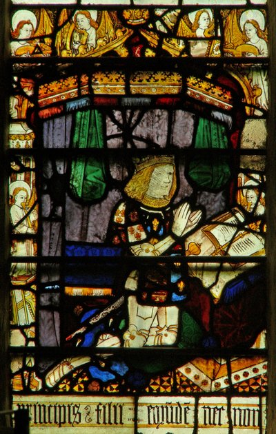 Ventana N5 que representa a un donante - Príncipe Arturo de English School