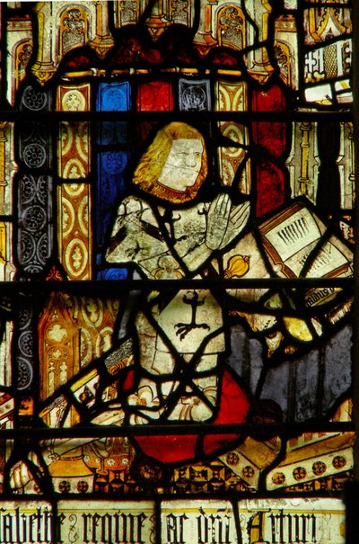 Ventana N5 que representa a un donante - Sir Reginald Grey de English School