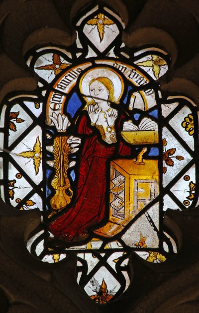 La Virgen María en la Anunciación de English School