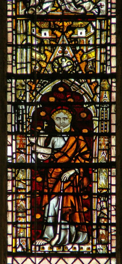 Ventana c7 que representa a San Judas de English School