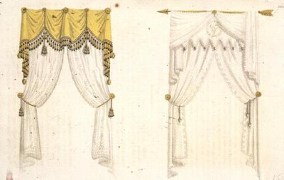 Cortinas de Ventana, lámina 20 de Ackermann