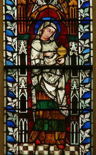Ventana que representa a María Magdalena de English School