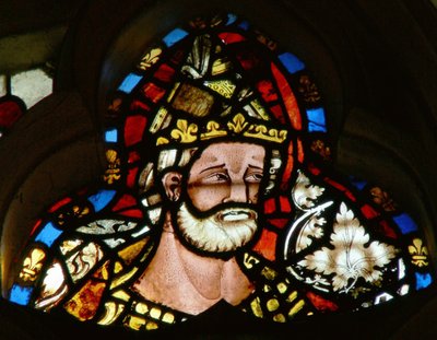 Ventana que representa a San Urbano de English School