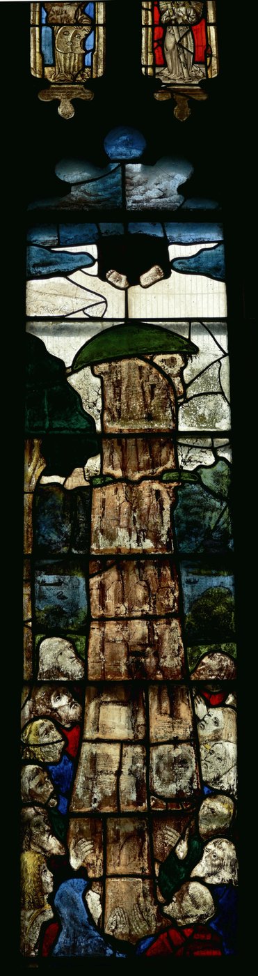 Ventana que representa la Ascensión de English School