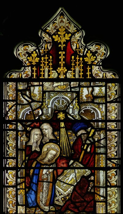 Ventana que representa la natividad de English School