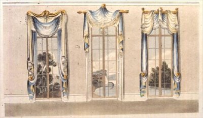 Cortinas de Ventana, lámina 112 de Ackermann
