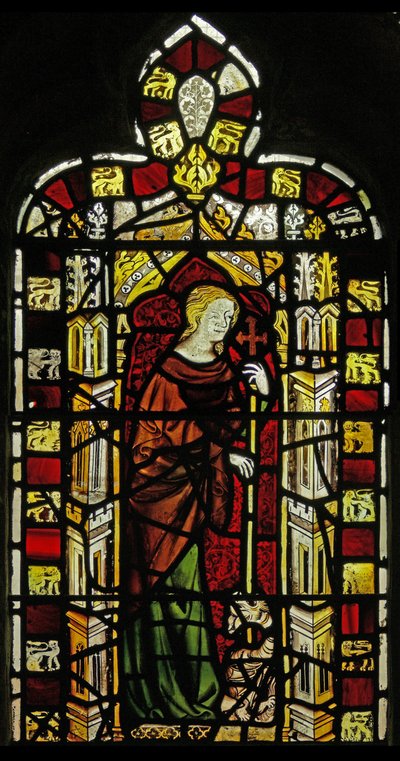 Ventana n3 que representa a Santa Margarita de English School