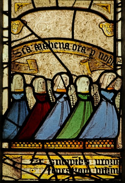 Ventana n3 que representa a un grupo de donantes femeninas de English School
