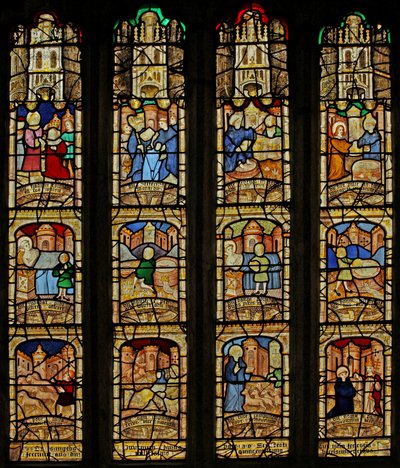Ventana n5 que representa la ventana de San Neot de English School