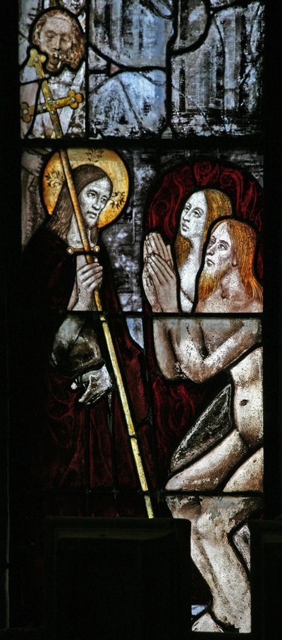 Ventana s2 que representa el Descenso al Infierno de English School