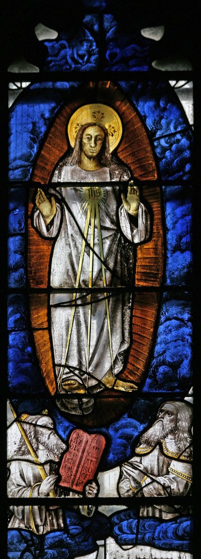 Ventana s3 que representa la Transfiguración de English School