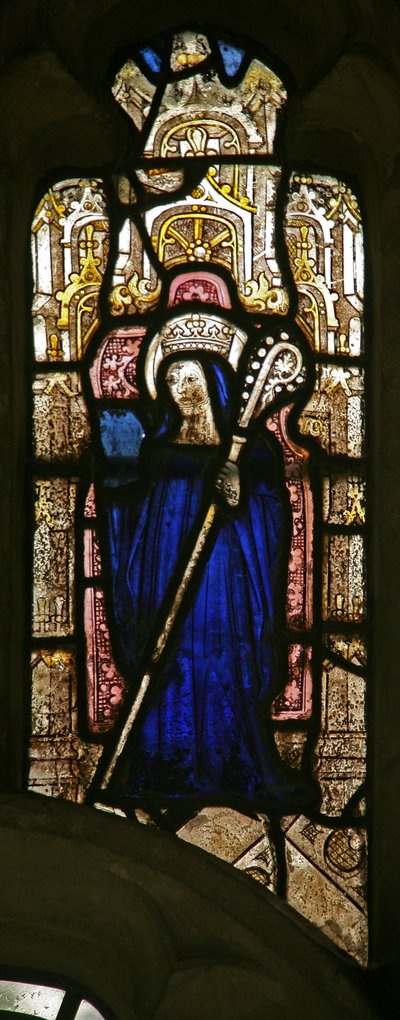 Ventana s7 que representa a Santa Etheldreda? de English School