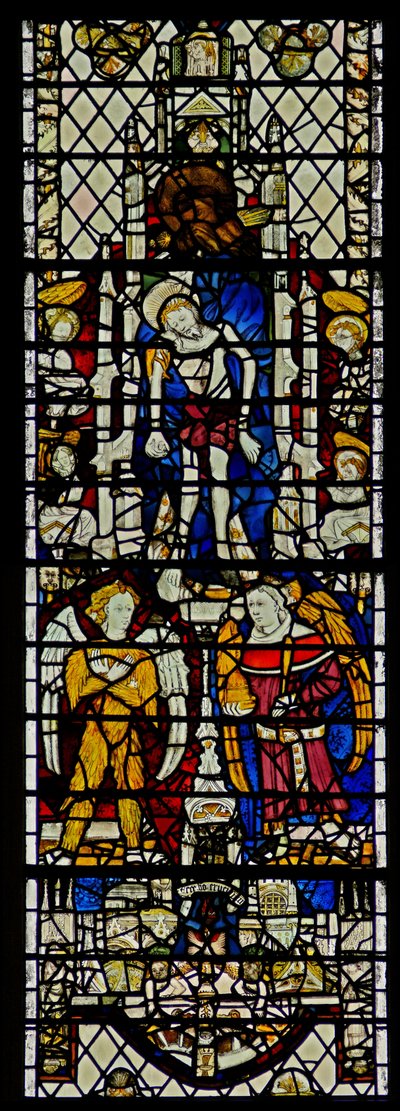Ventana w12 que representa el Corpus Christi de English School